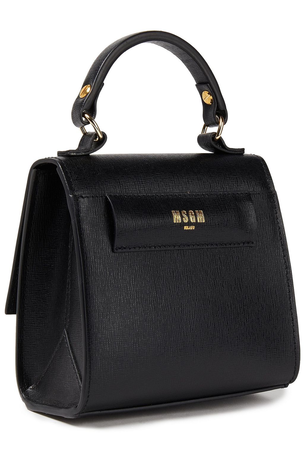 MSGM Textured-leather tote