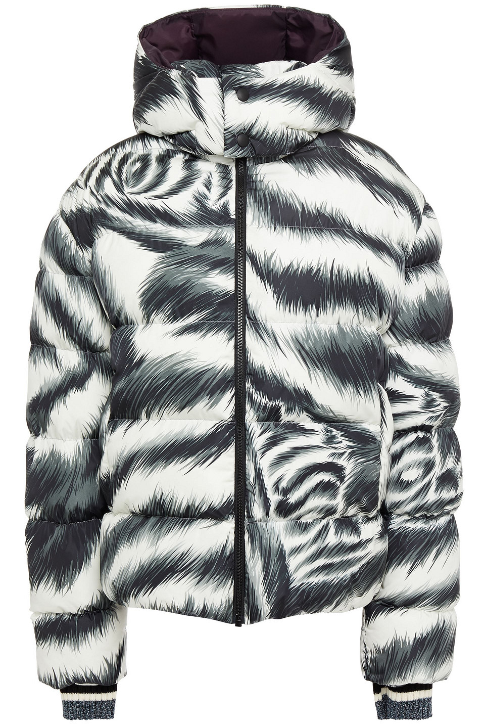 Missoni Woman Quilted Printed Shell Jacket White Size 40