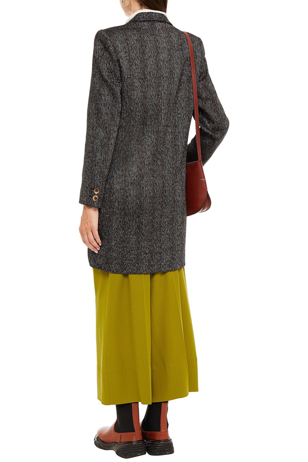 MISSONI Metallic crochet-knit coat