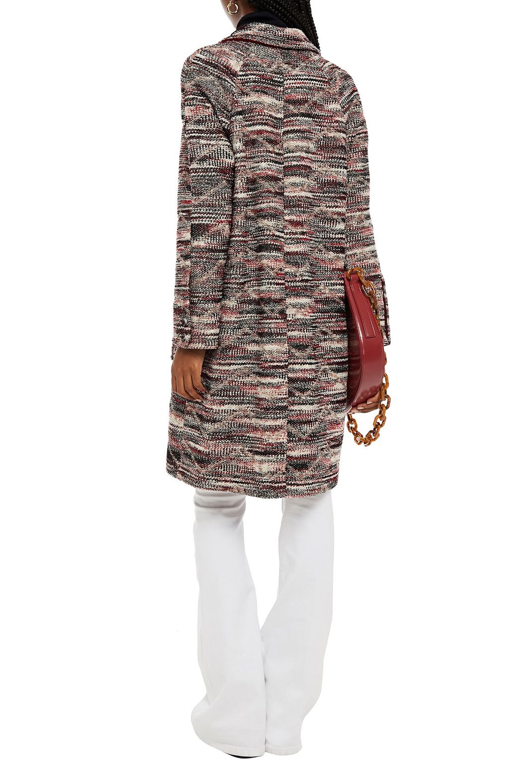 MISSONI Mélange wool-bouclé coat