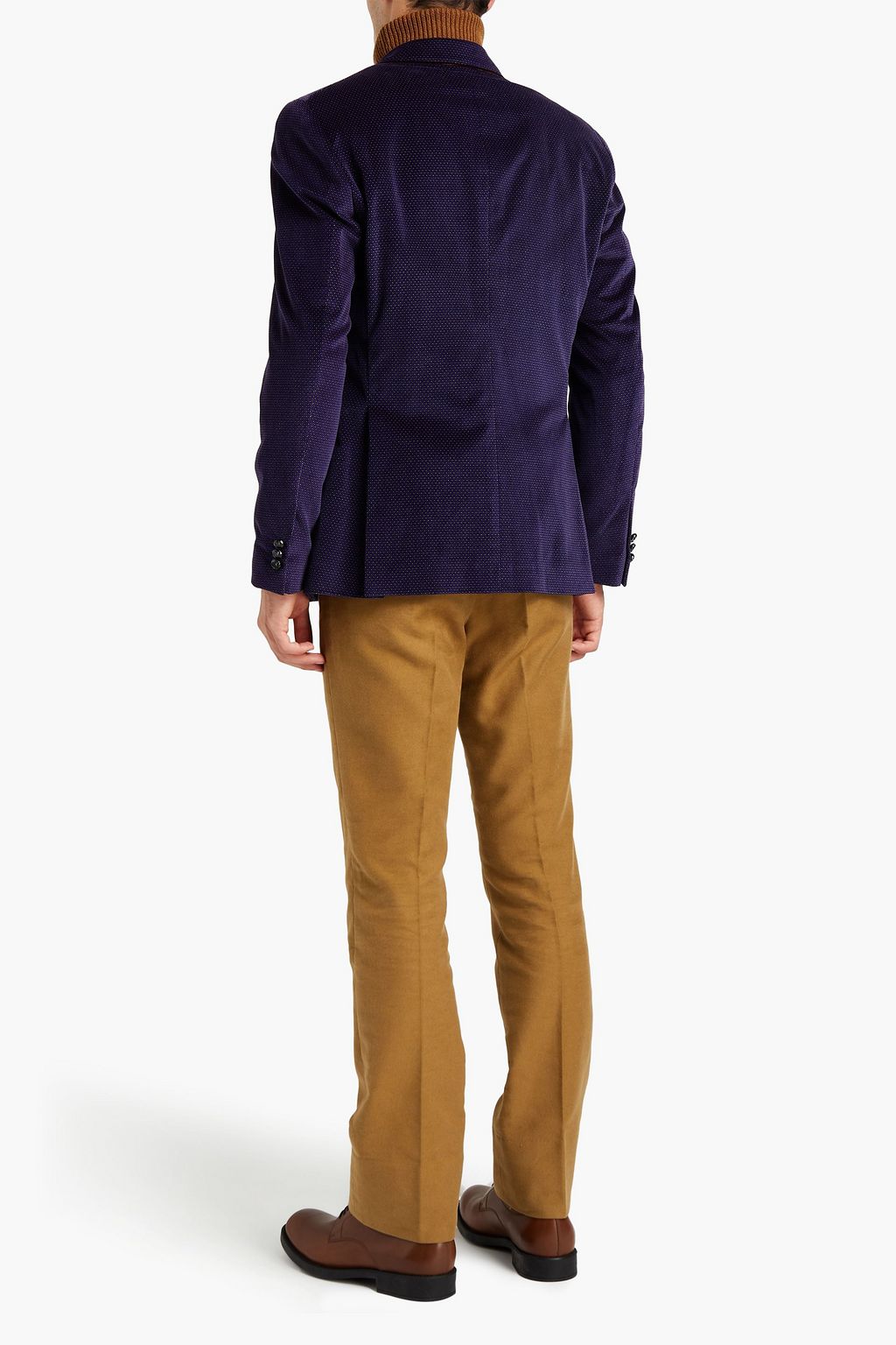 ETRO Slim-fit cotton-velvet jacquard blazer