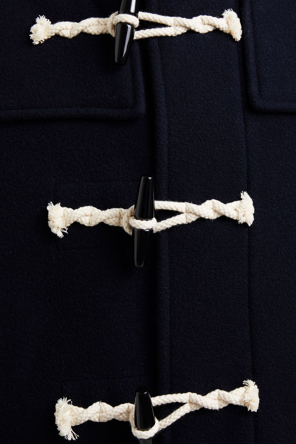 SANDRO Wool-blend felt coat