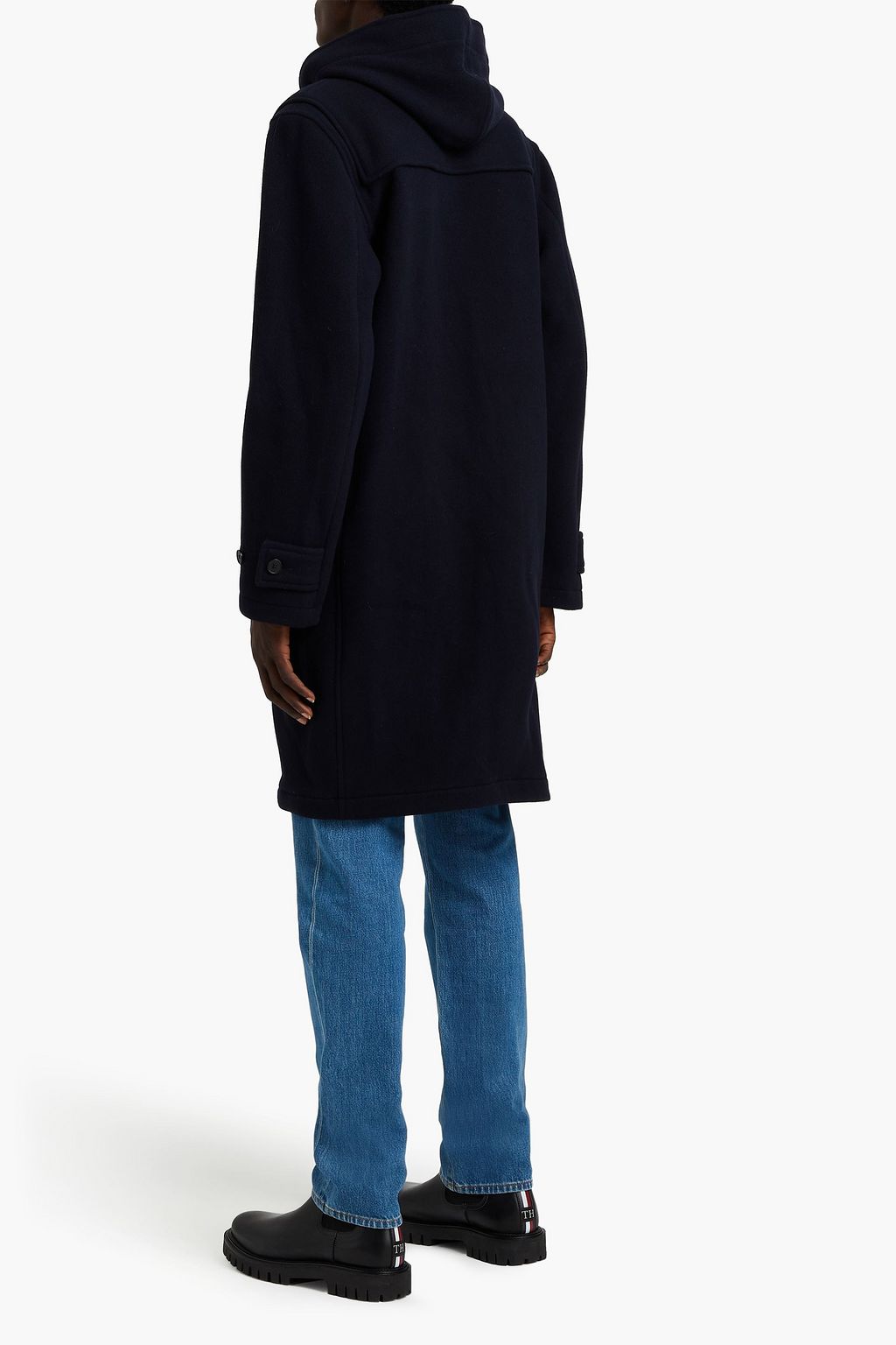 SANDRO Wool-blend felt coat