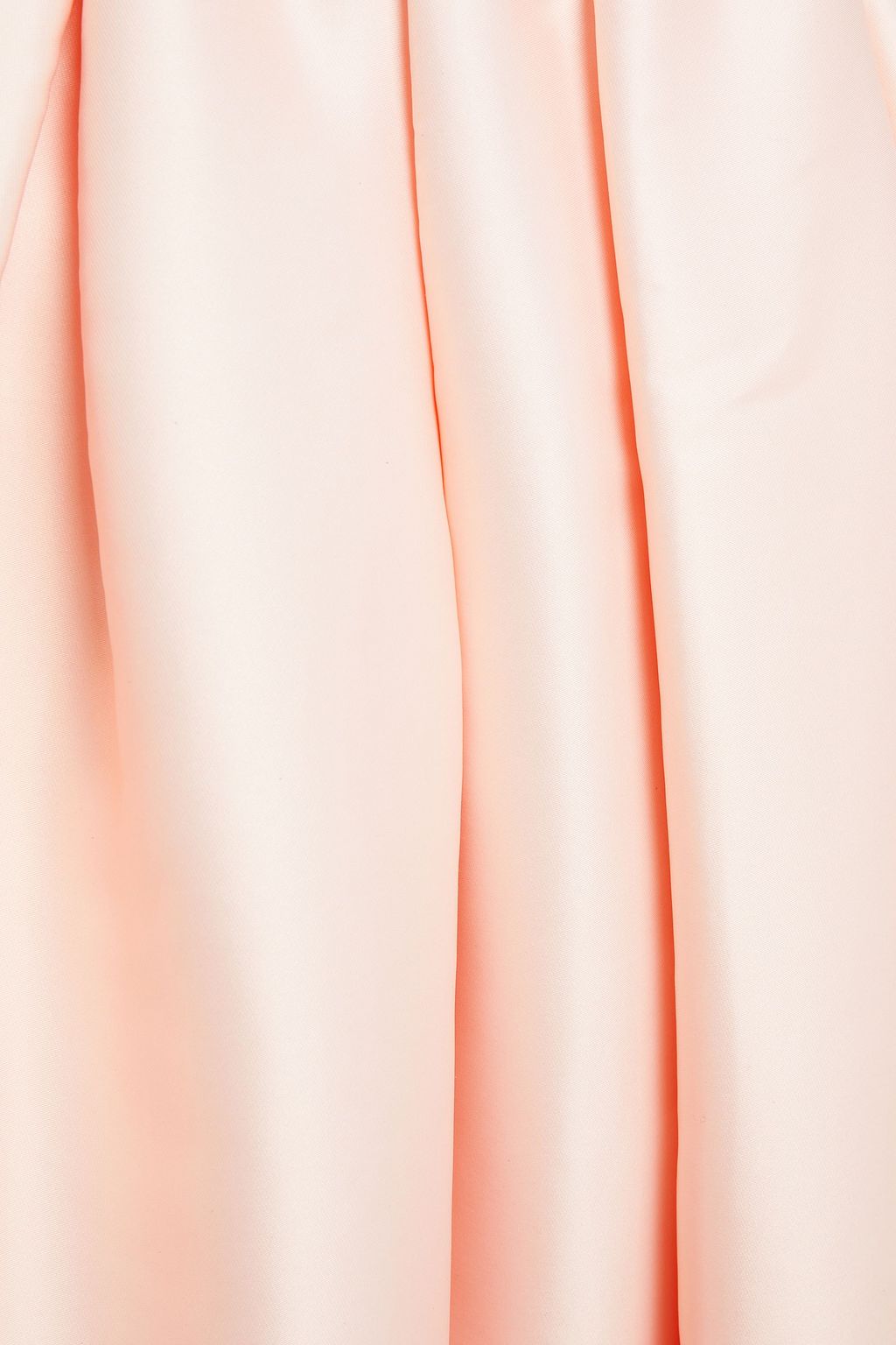 HUISHAN ZHANG Jodie pleated duchesse-satin midi skirt