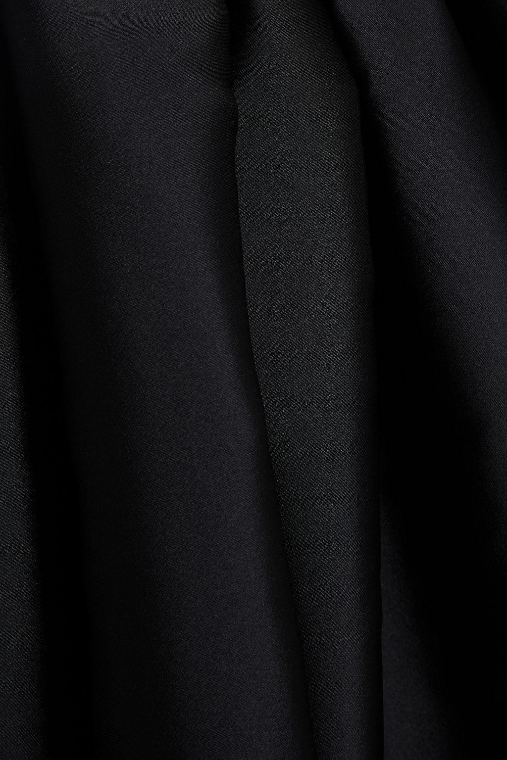 HUISHAN ZHANG Jodie pleated duchesse-satin midi skirt