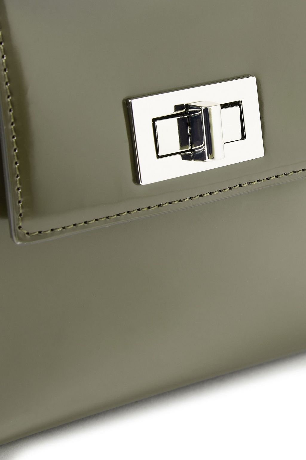BY FAR Sabrina croc-effect leather tote