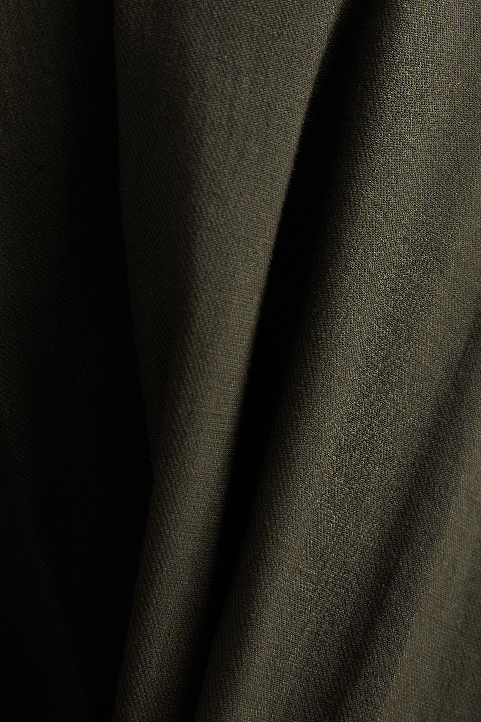 Etro Man Linen And Cotton-blend Twill Chinos In Green