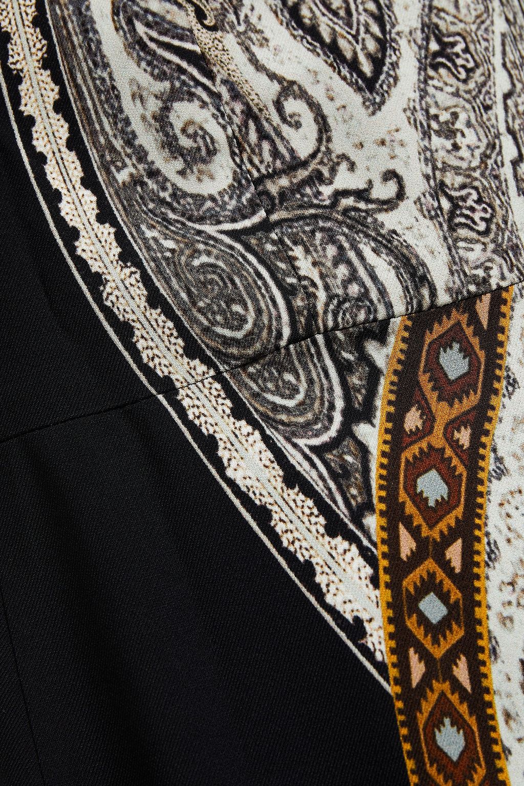 ETRO Embellished printed crepe de chine maxi dress
