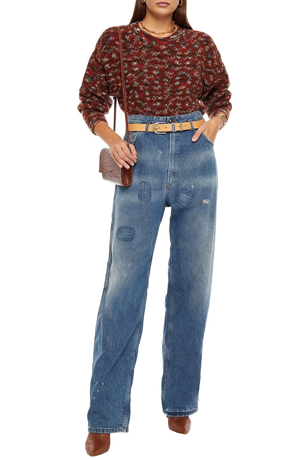 ETRO Distressed boyfriend jeans
