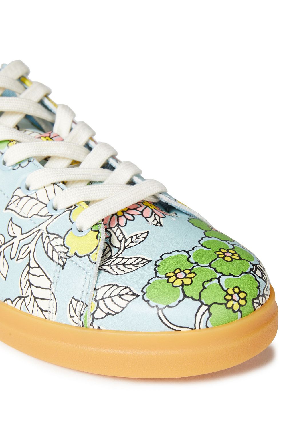 TORY BURCH Howell printed leather sneakers