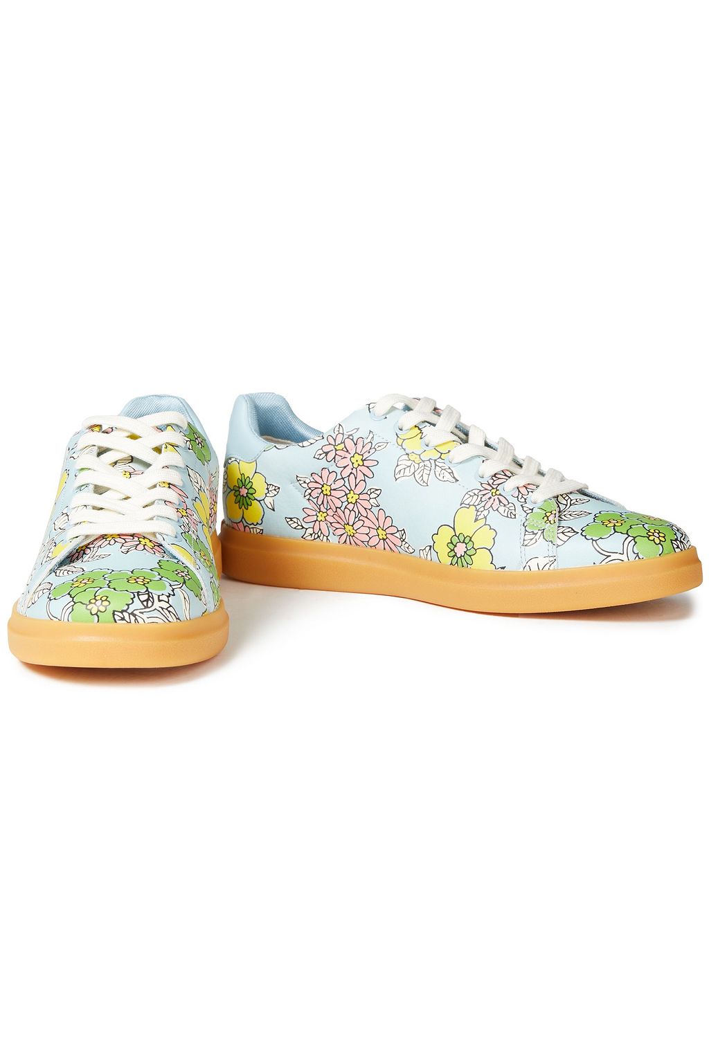 TORY BURCH Howell printed leather sneakers
