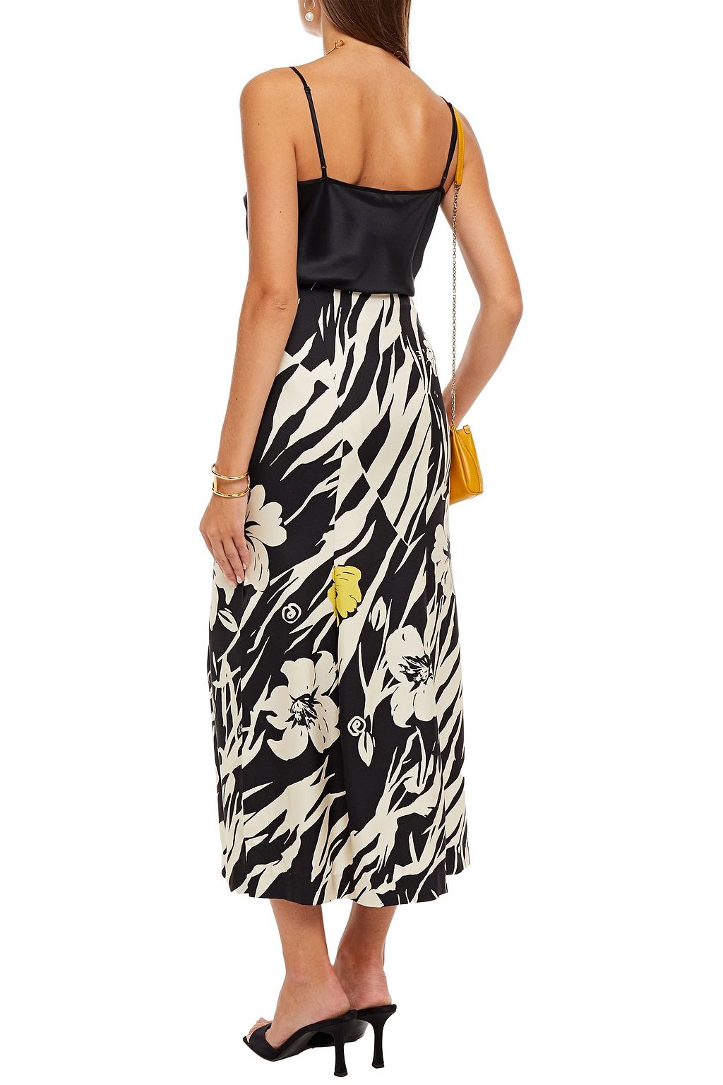 ETRO Floral-print silk-twill maxi skirt