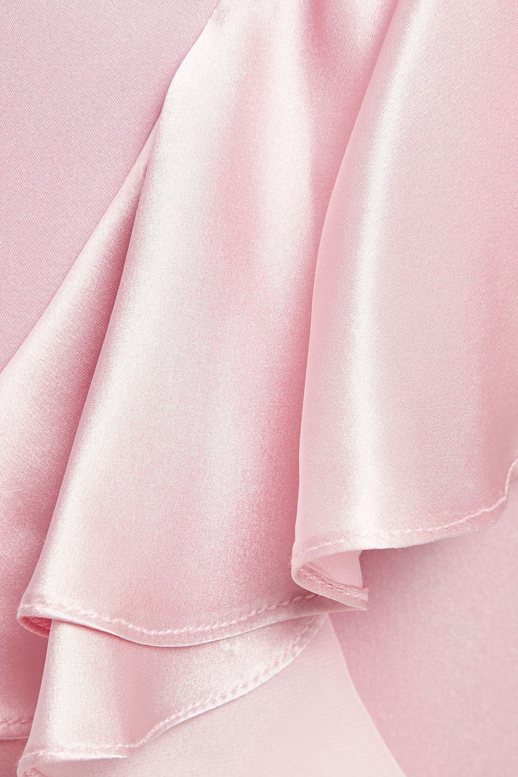 MARQUES' ALMEIDA Ruffled silk-satin dress