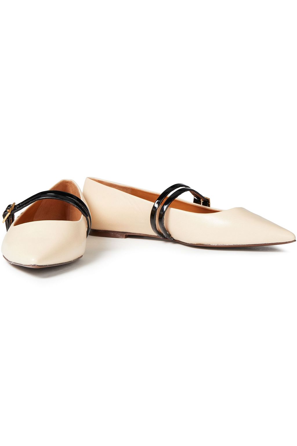 TORY BURCH Leather point-toe flats