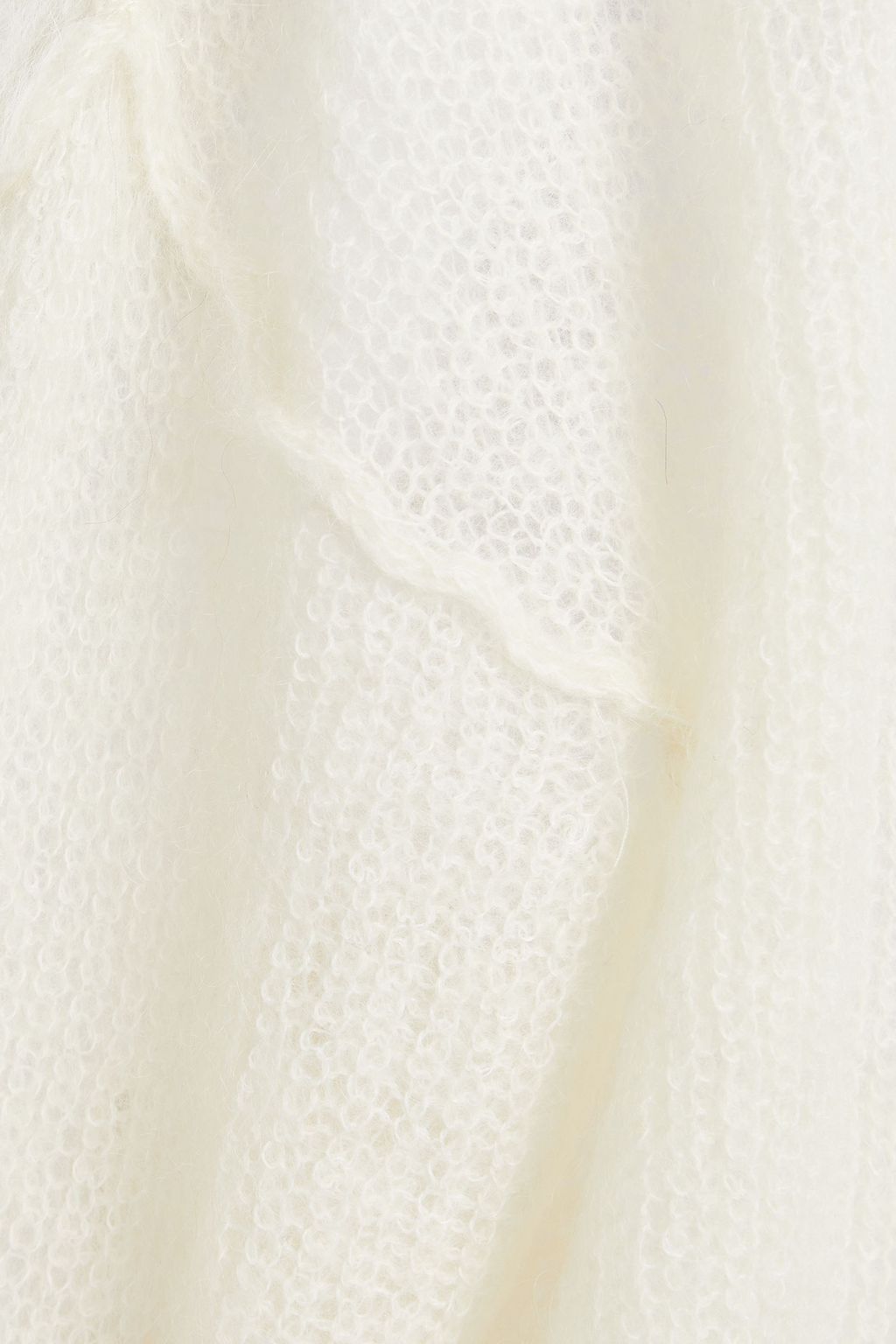 AMERICAN VINTAGE Oversized brushed open-knit cardigan