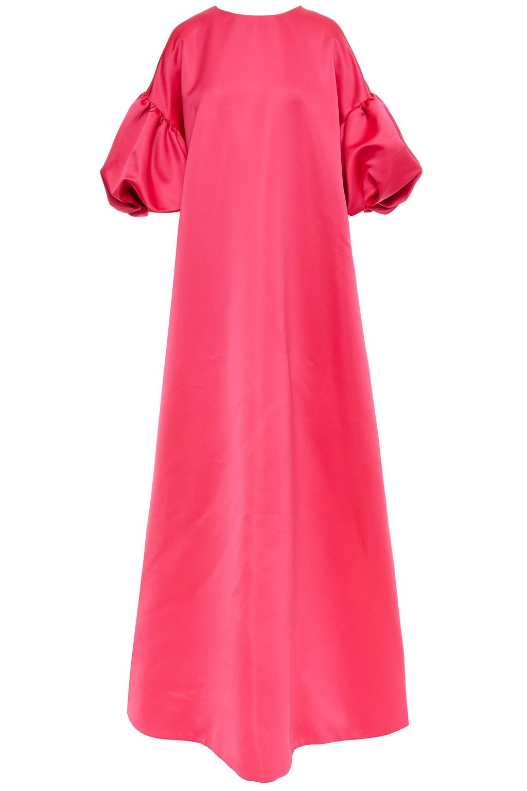 ギャザー入り ダッチェスサテン ロングドレス | THE OUTNET