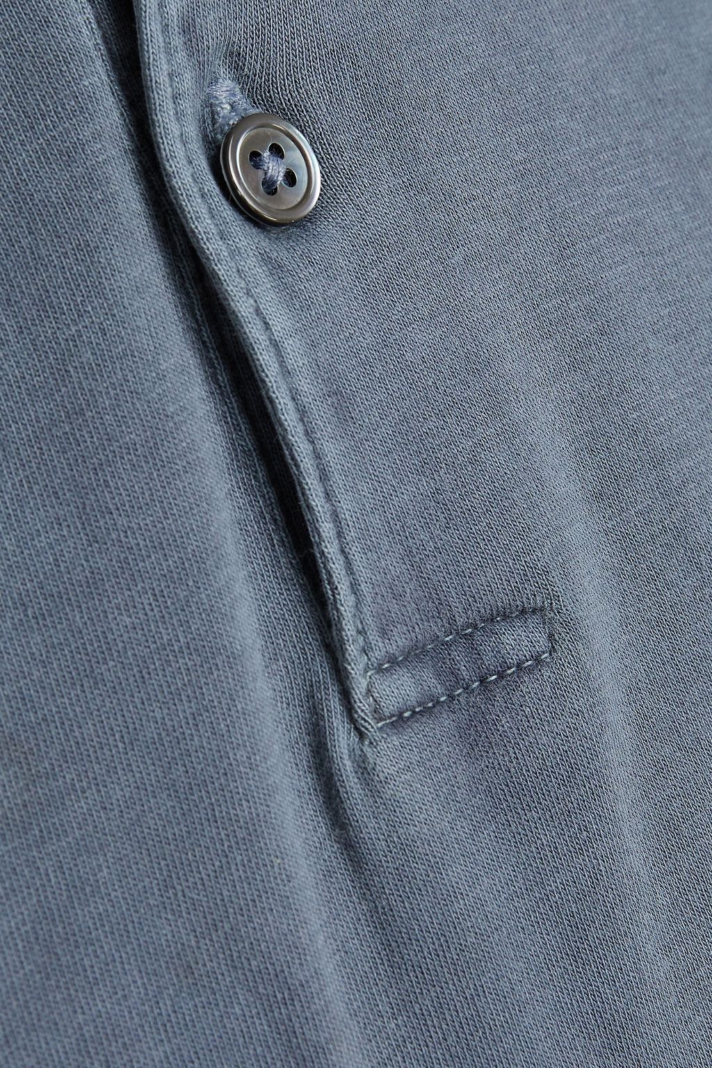 JAMES PERSE Supima cotton-jersey polo shirt