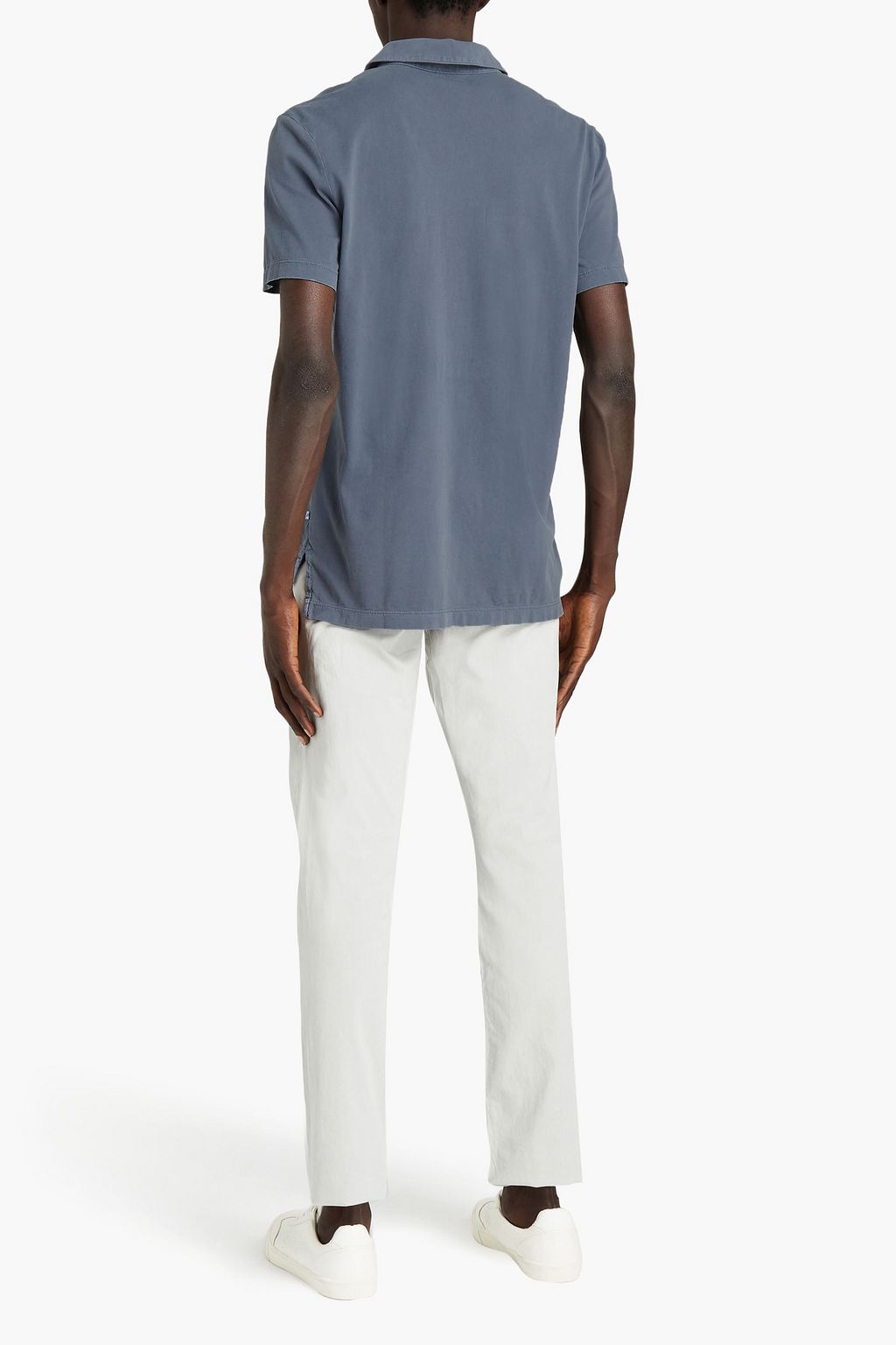 JAMES PERSE Supima cotton-jersey polo shirt