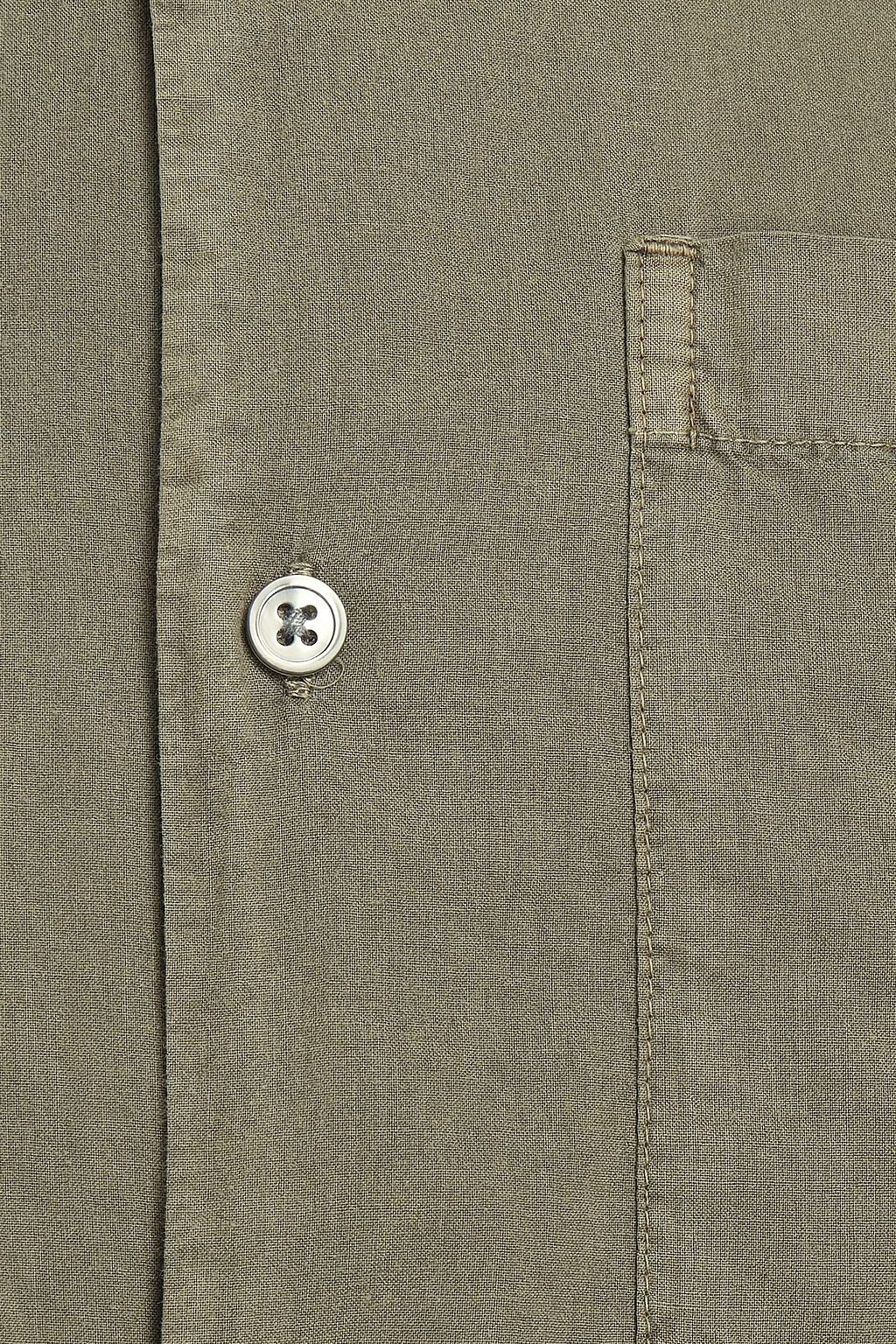JAMES PERSE Embroidered cotton-poplin shirt