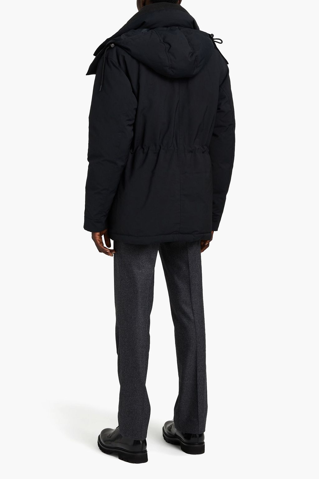 SANDRO Shell hooded down parka
