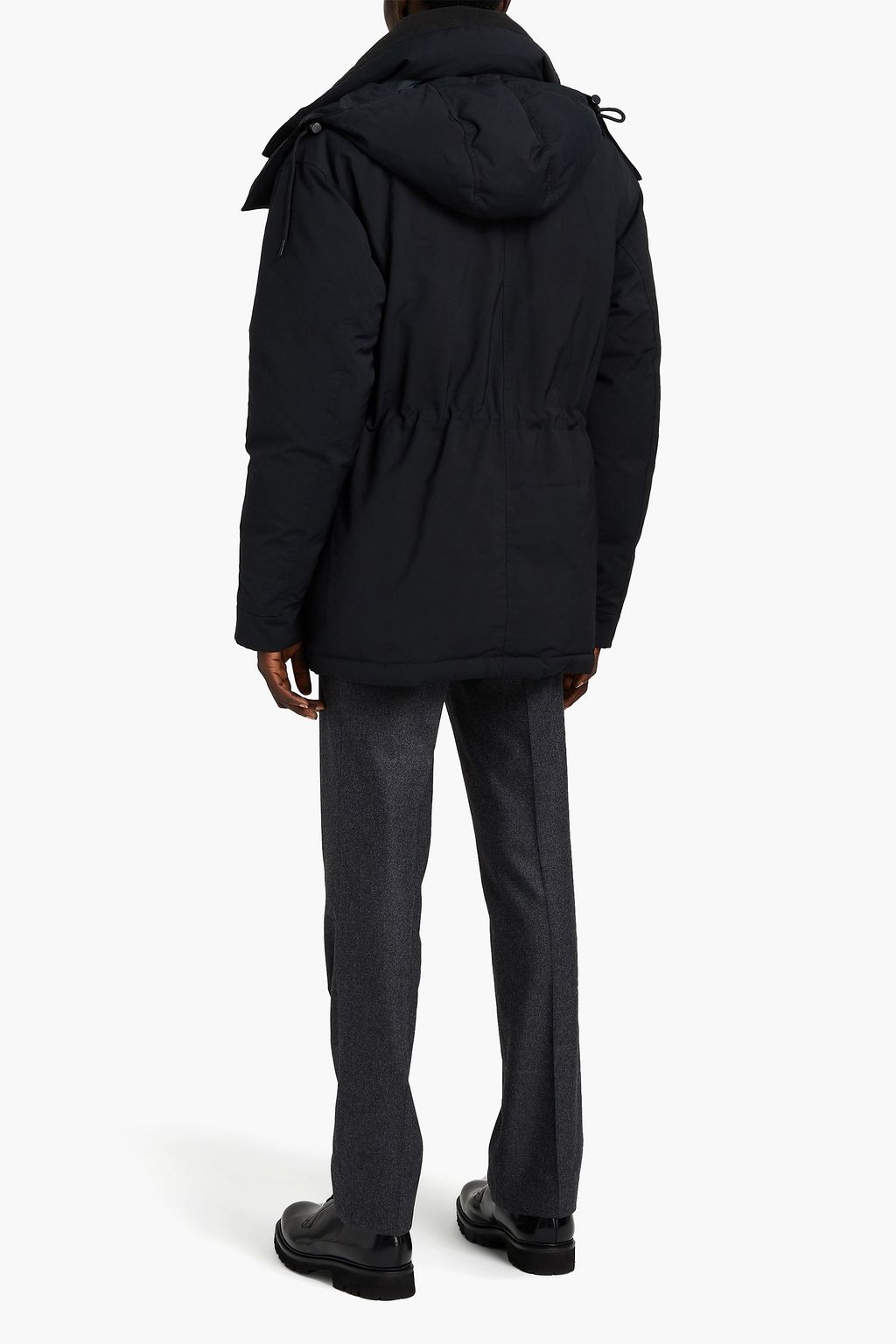 SANDRO Shell hooded down parka | THE OUTNET