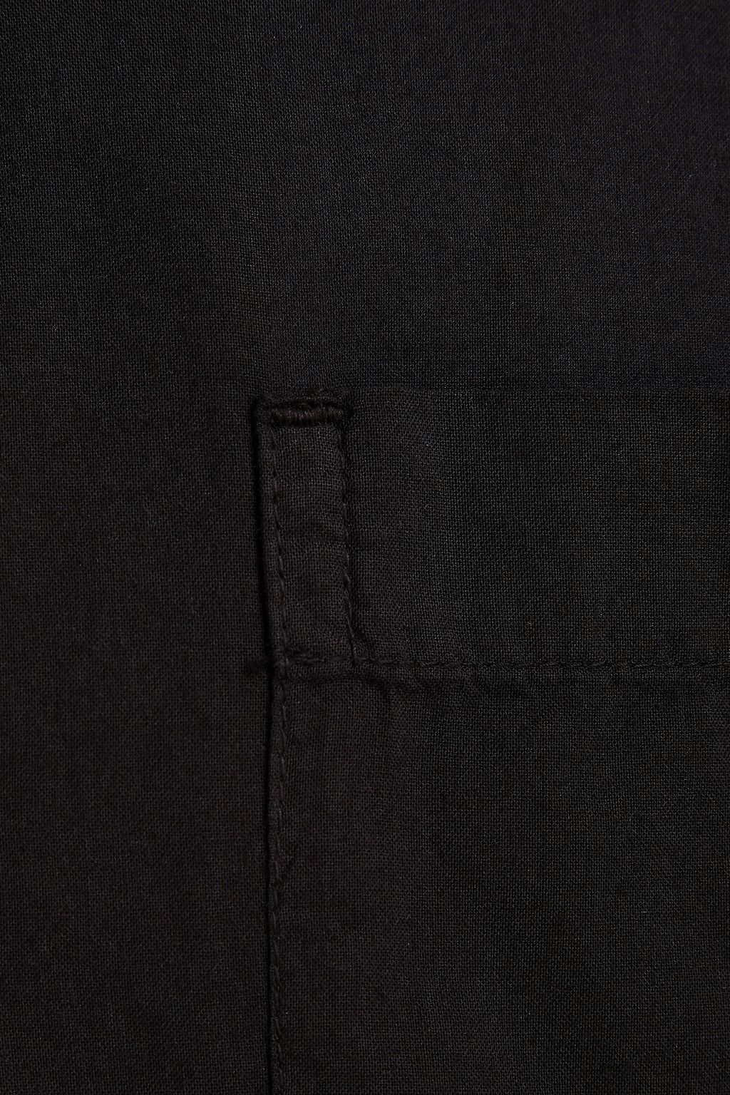 JAMES PERSE Embroidered crinkled cotton-poplin shirt