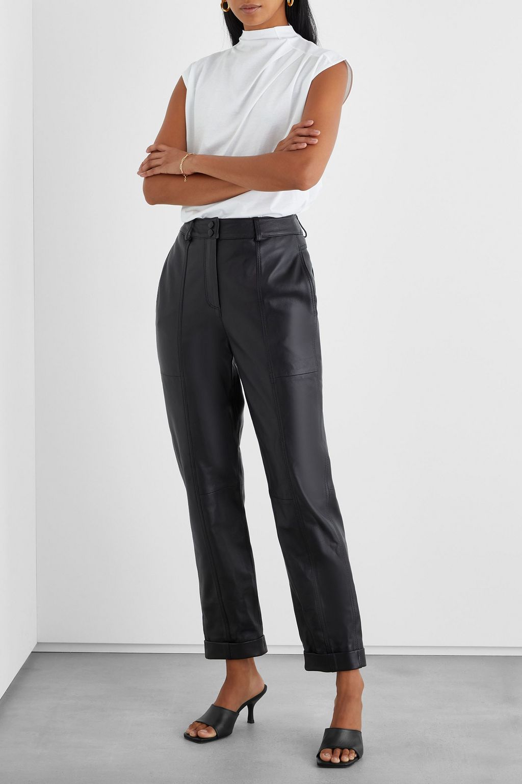 IRIS & INK Claudette leather mules