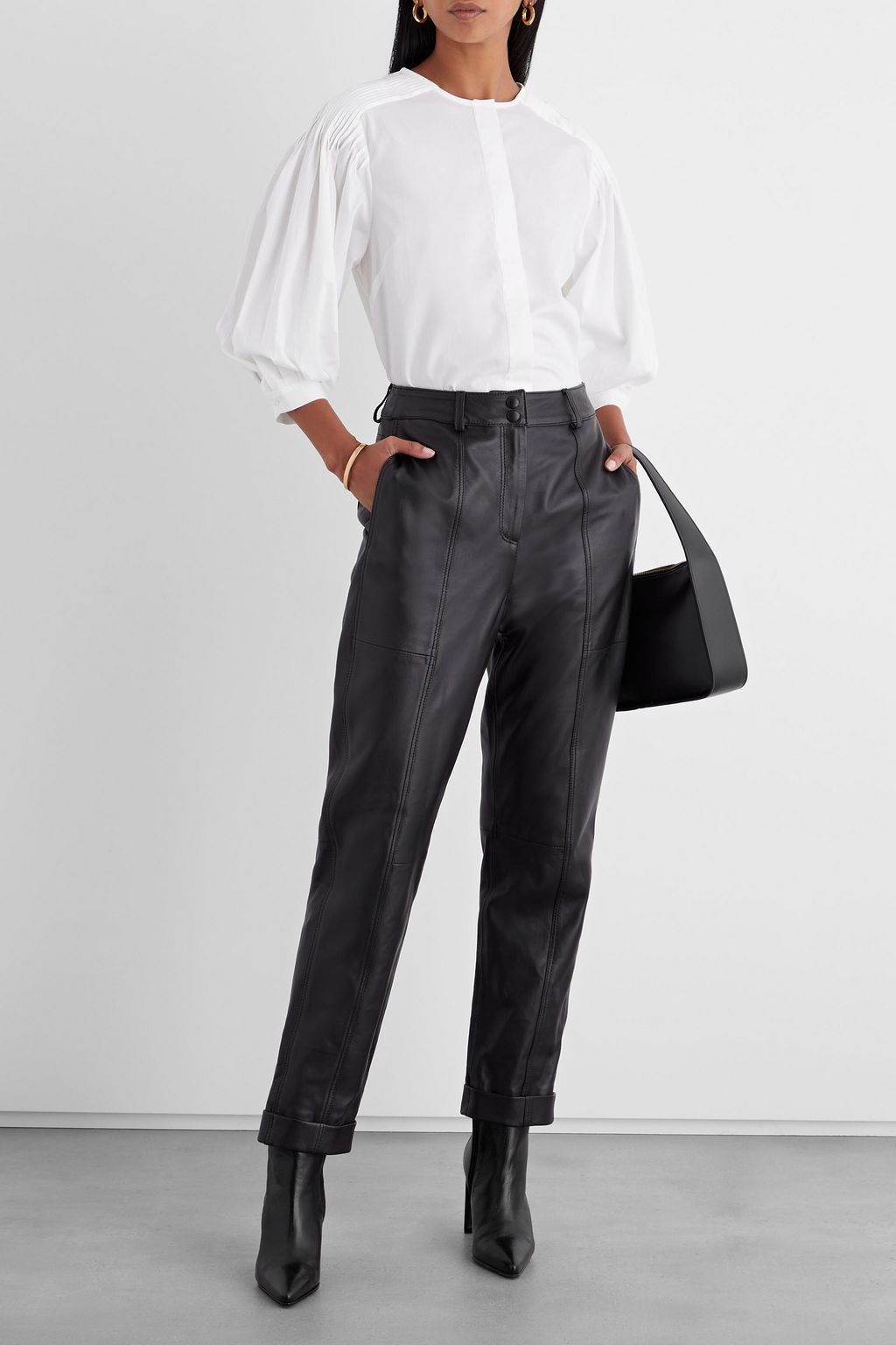 IRIS & INK Chloé leather ankle boots