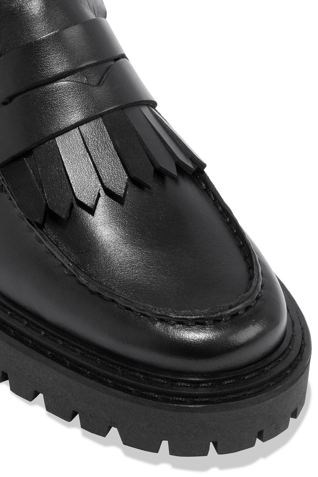 IRIS & INK Clémence fringed leather loafers