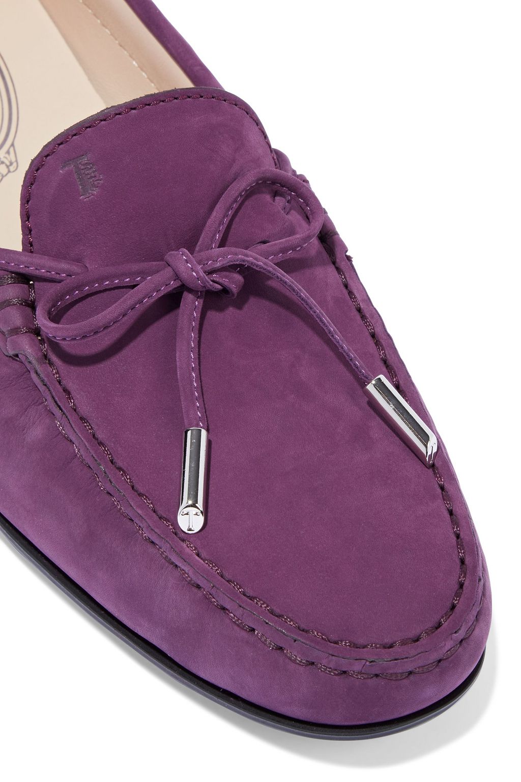 TOD'S Heaven Laccetto nubuck loafers