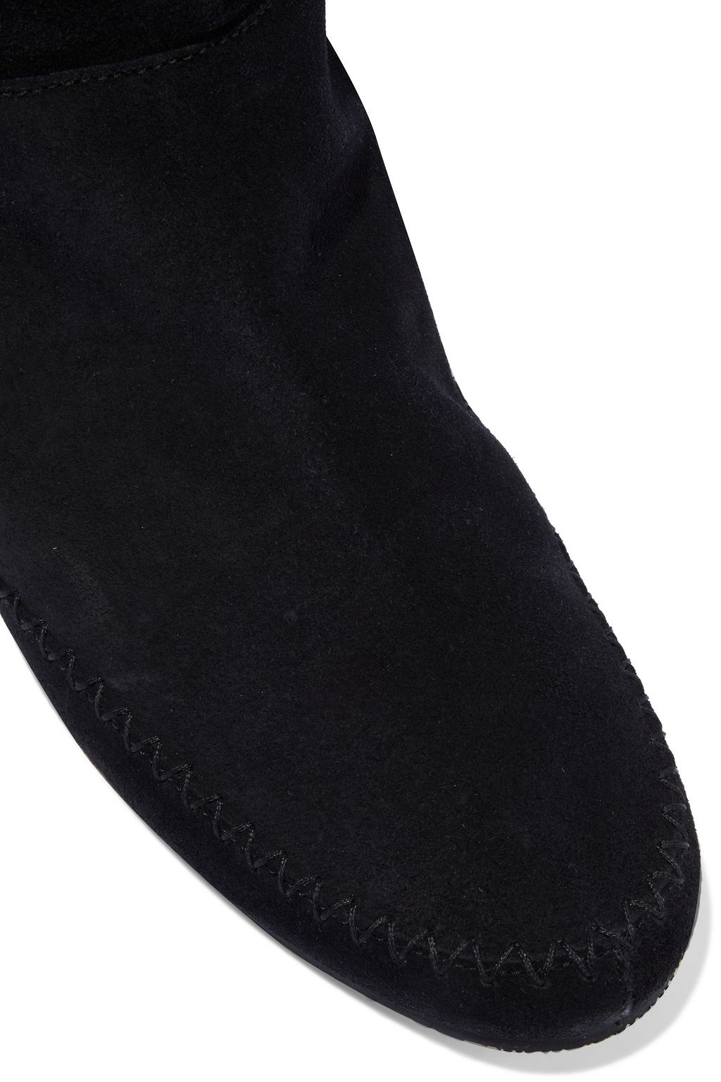 ETRO Fringed suede wedge over-the-knee boots