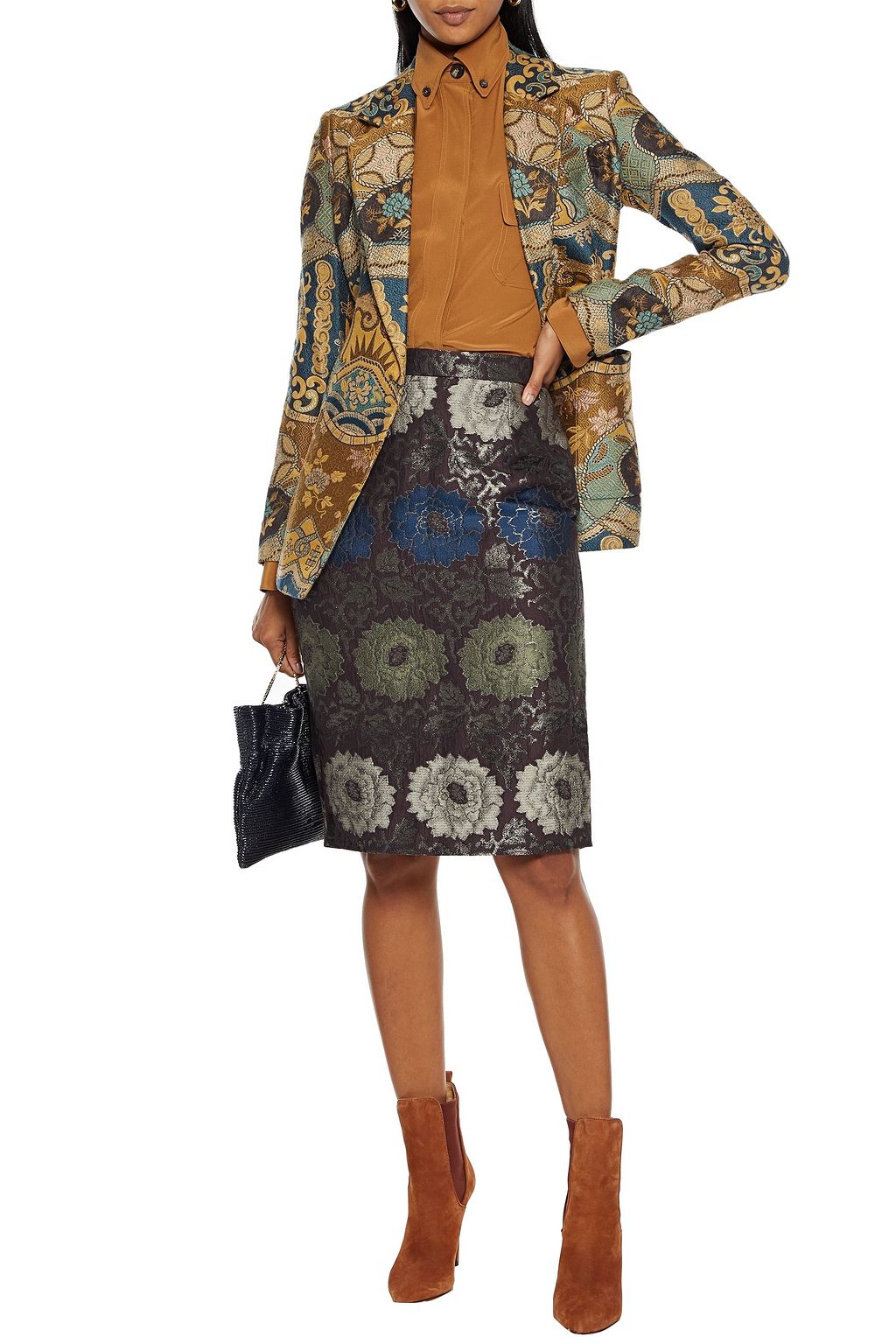 ETRO Brocade pencil skirt