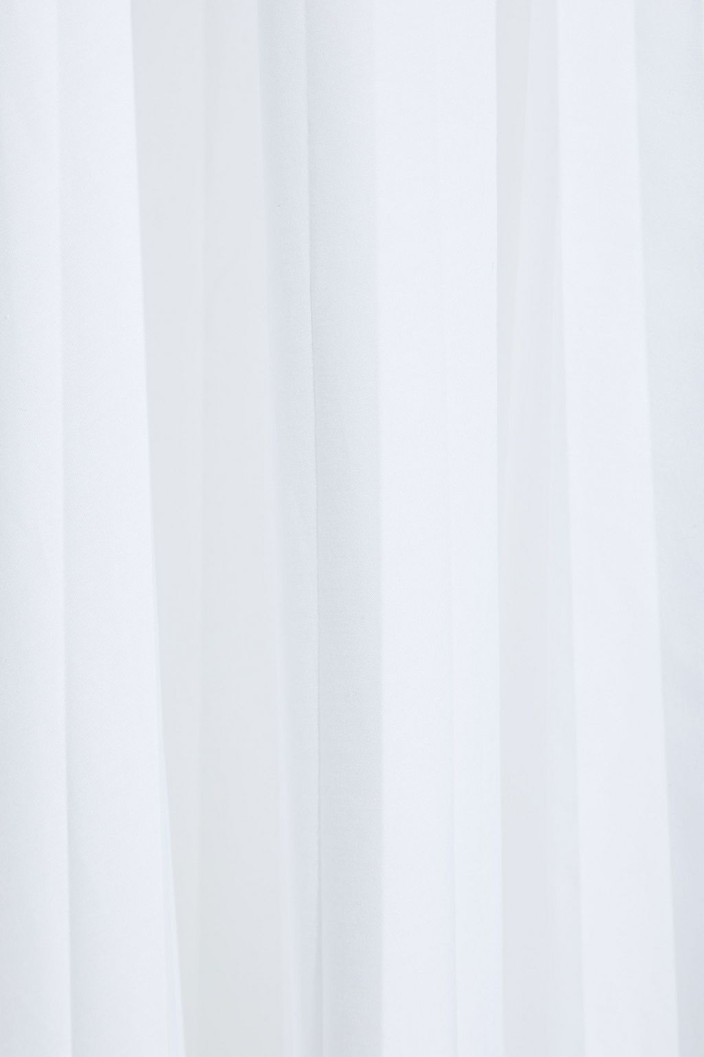 REDVALENTINO Pleated cotton-blend poplin midi skirt