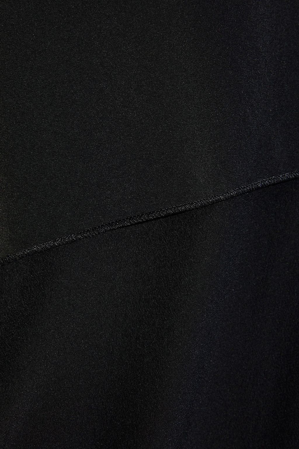 REDVALENTINO Draped silk crepe de chine blouse