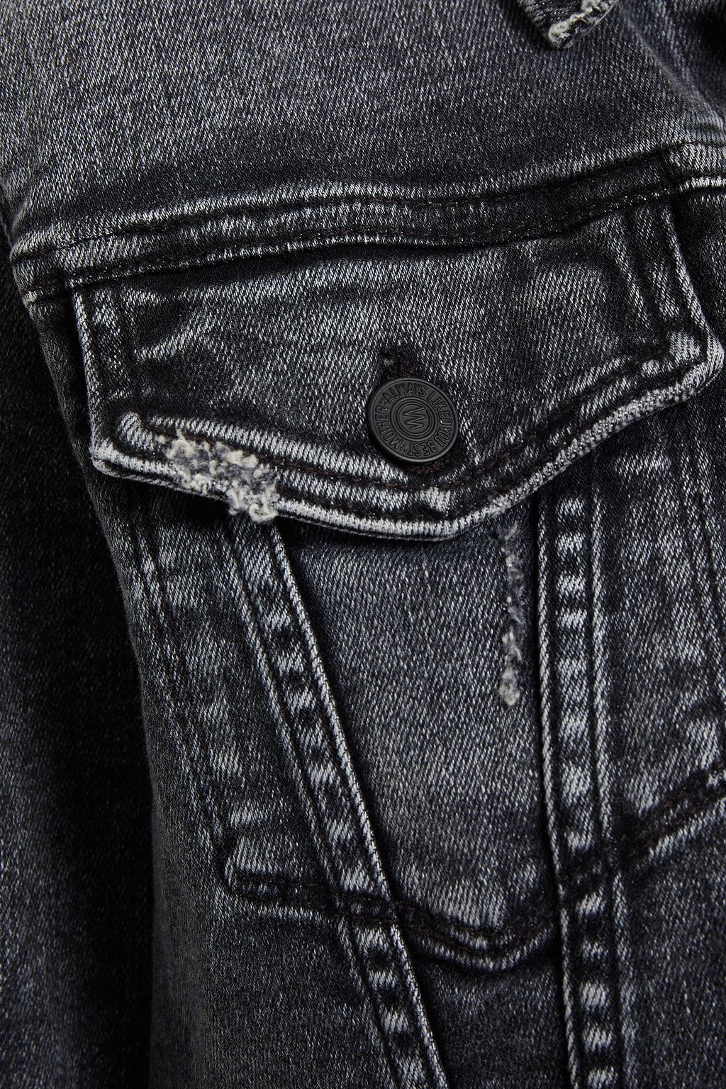 MOTHER Distressed denim jacket