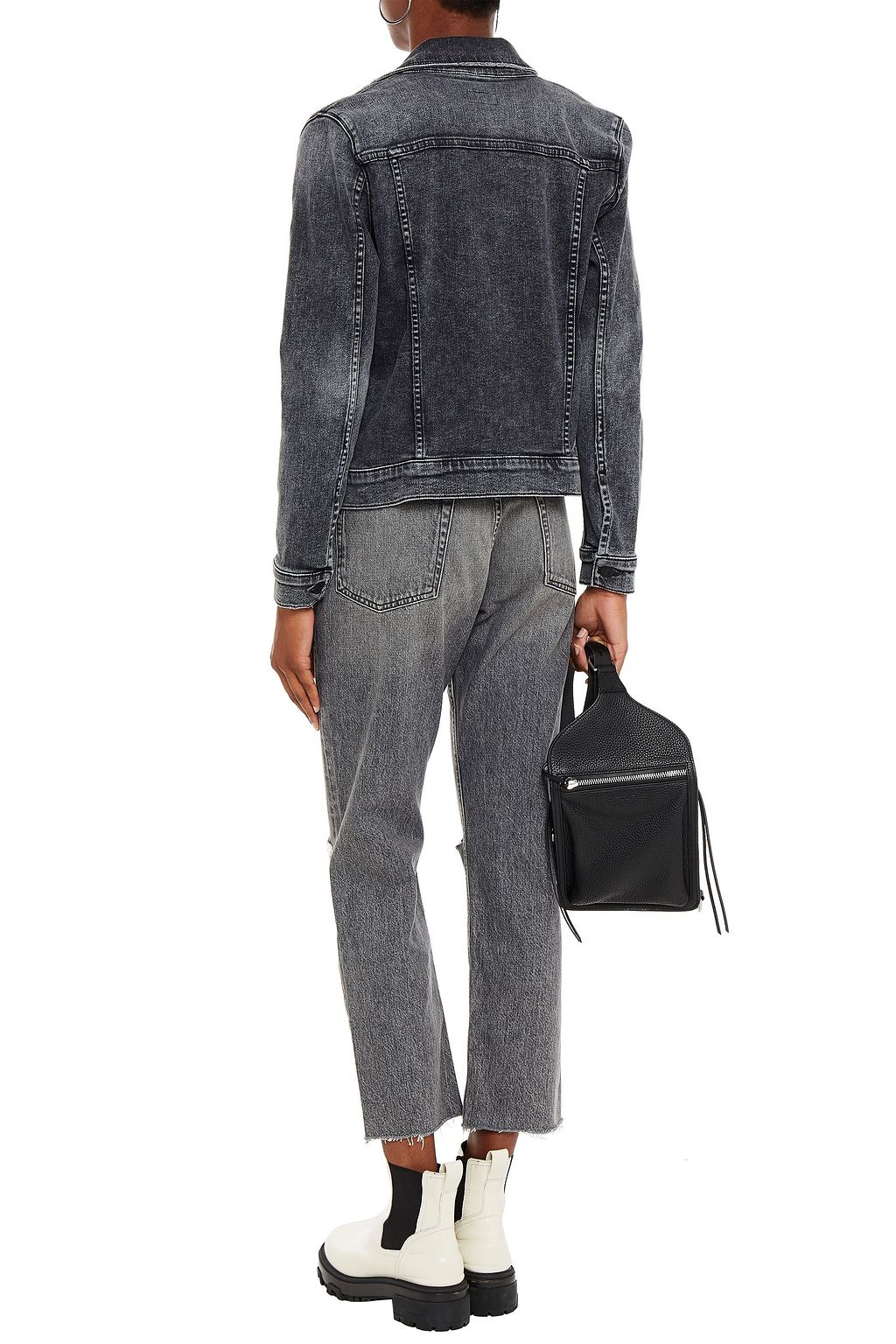 MOTHER Distressed denim jacket