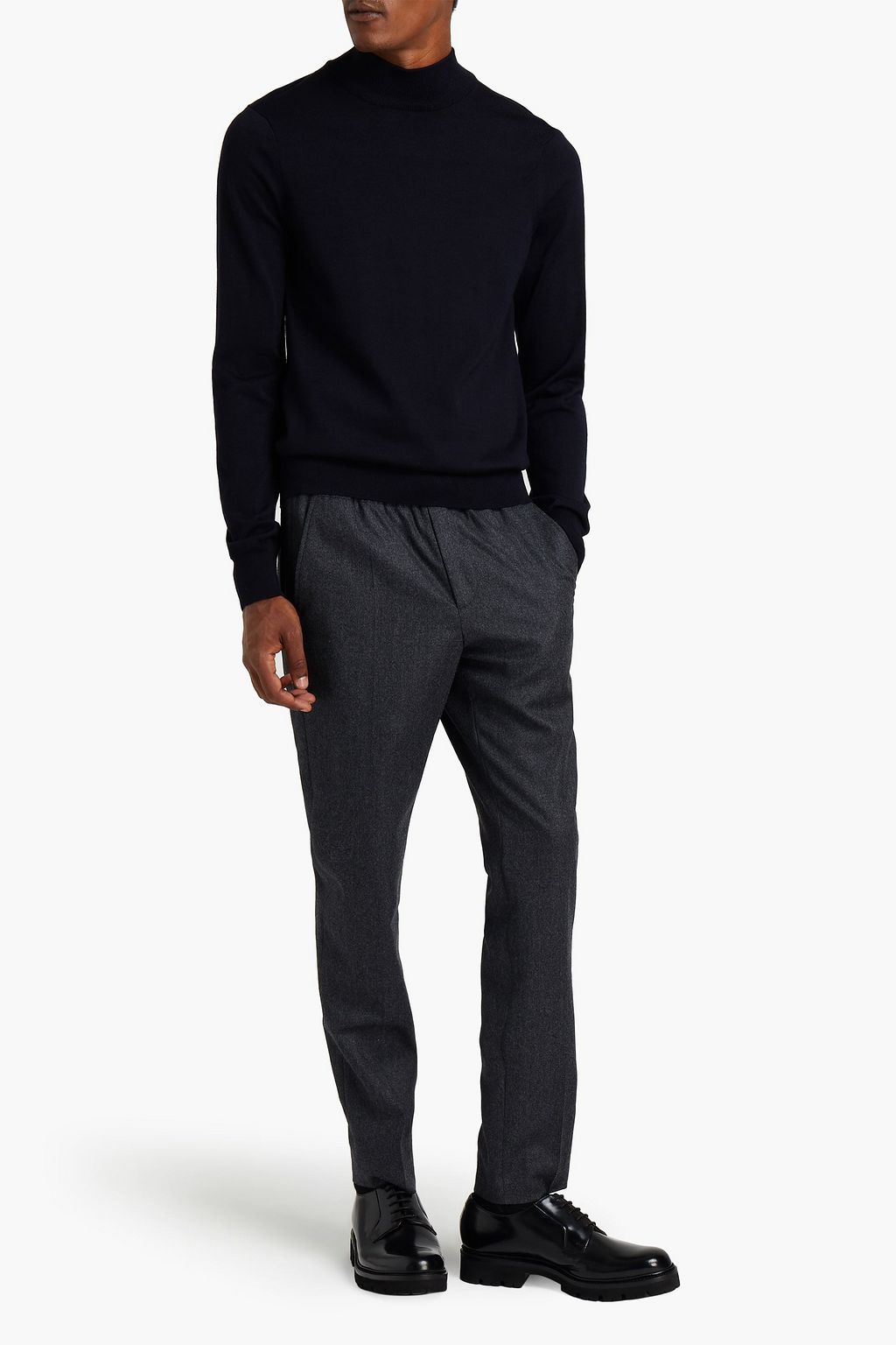 SANDRO Industrial wool sweater