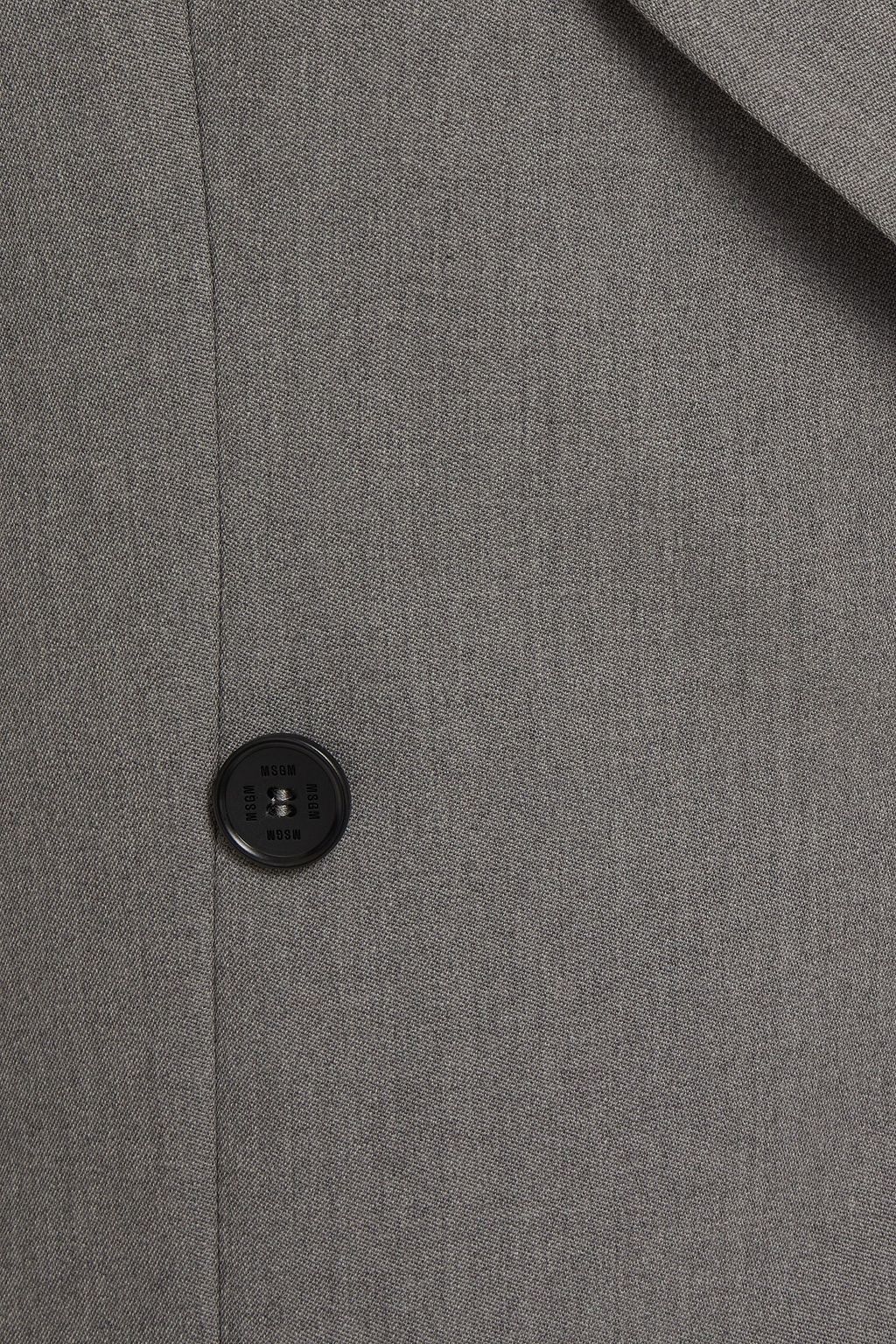 MSGM Grain de poudre wool blazer