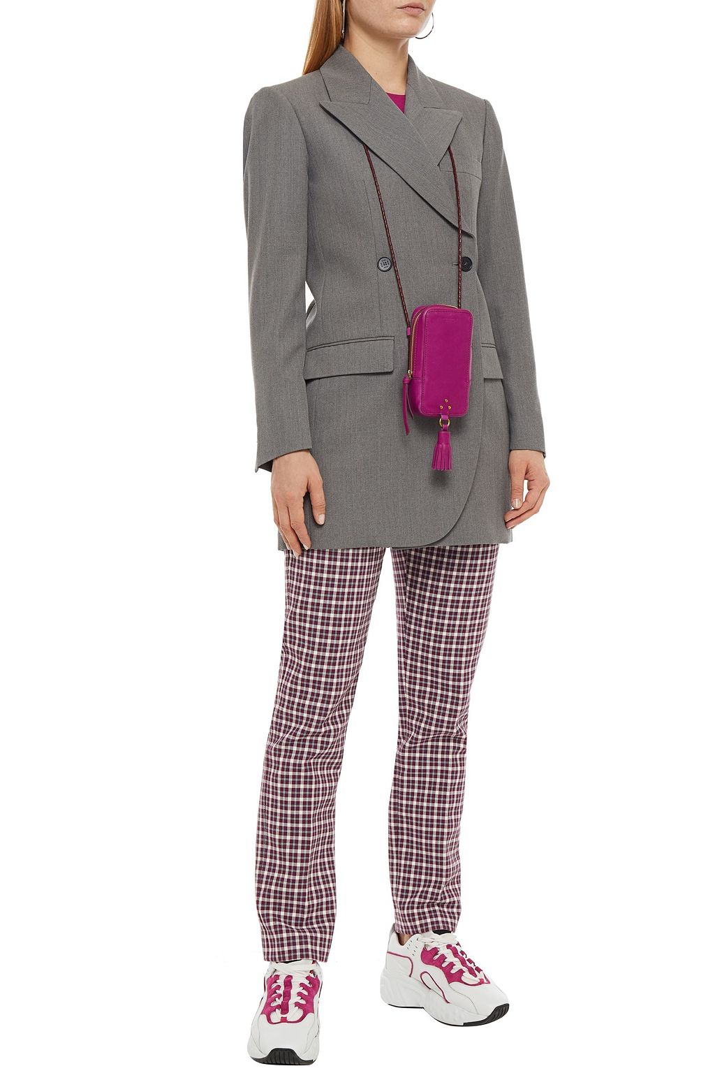 MSGM Grain de poudre wool blazer