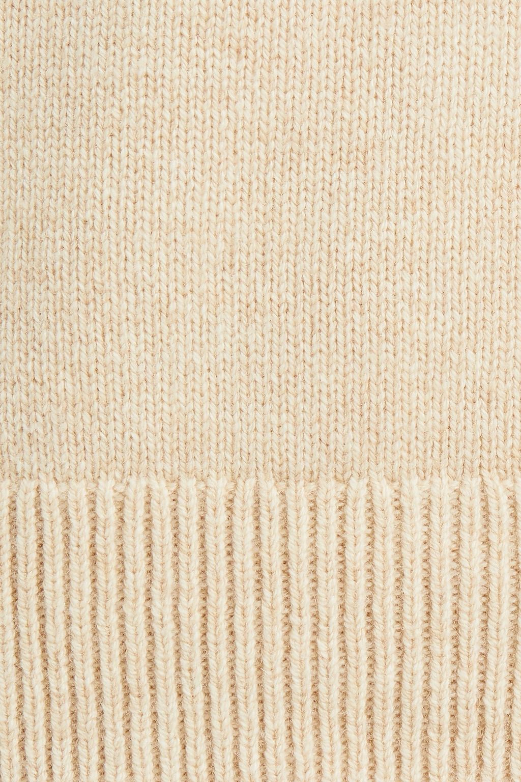 SANDRO Mélange wool, yak and cashmere-blend turtleneck sweater