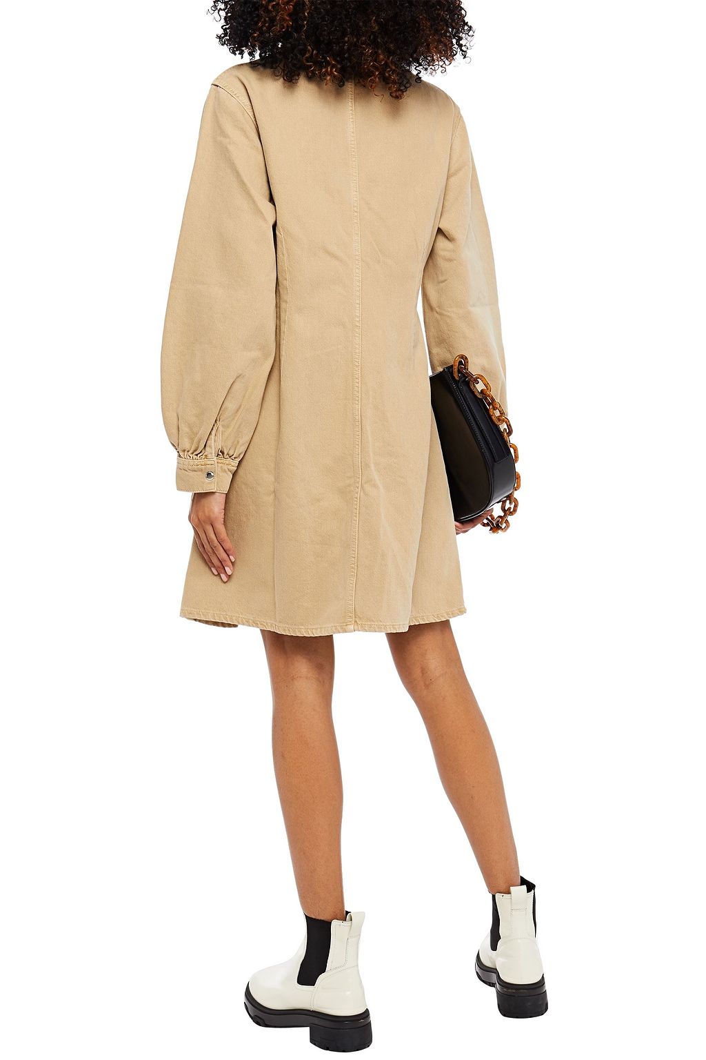 SAMSØE Φ SAMSØE Denim mini shirt dress