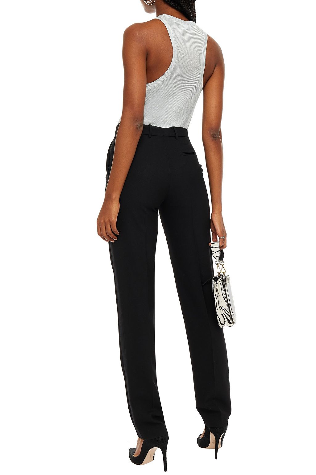REDVALENTINO Ribbed-knit tank
