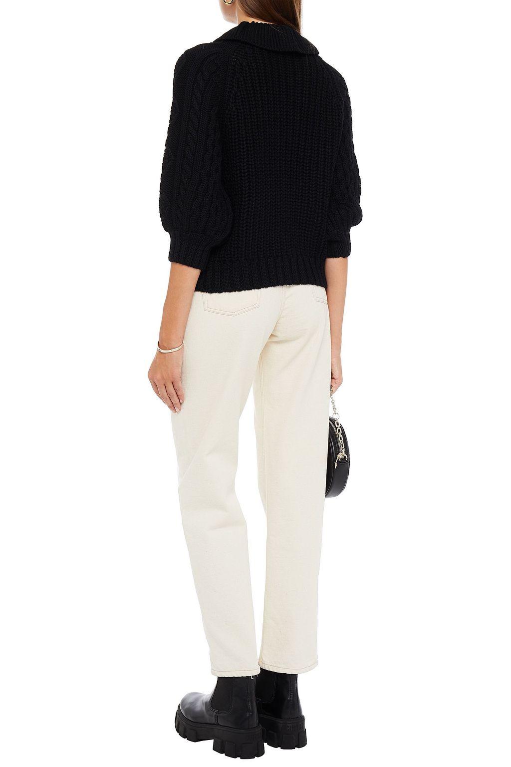 REDVALENTINO Pussy-bow wool sweater