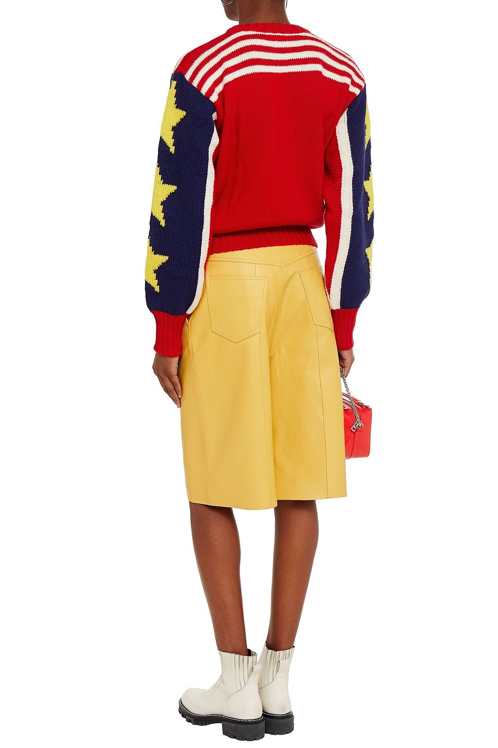 REDVALENTINO Wool-blend jacquard sweater