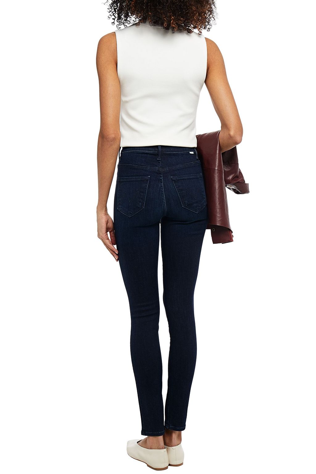 MOTHER High-rise skinny jeans