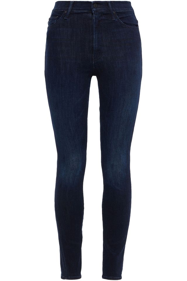 High-rise skinny jeans