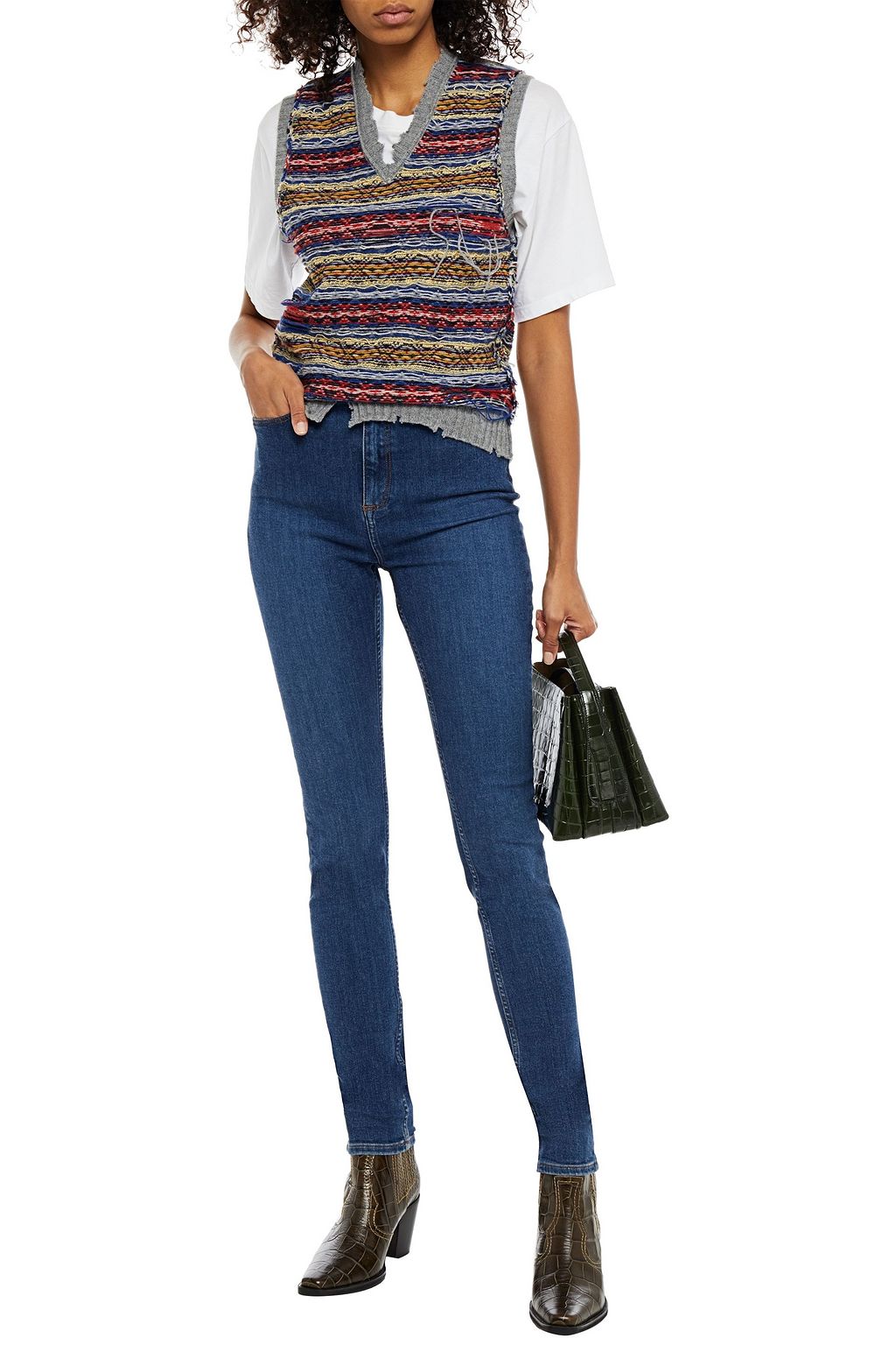 SAMSØE Φ SAMSØE Mid-rise skinny jeans