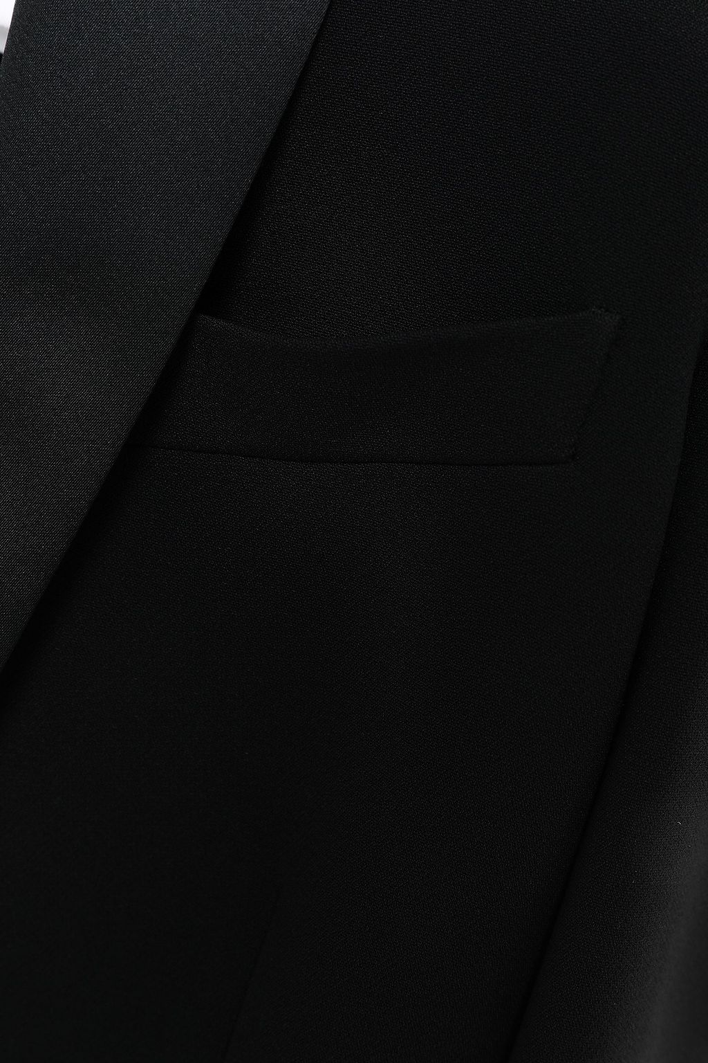 REDVALENTINO Satin-trimmed stretch-crepe blazer