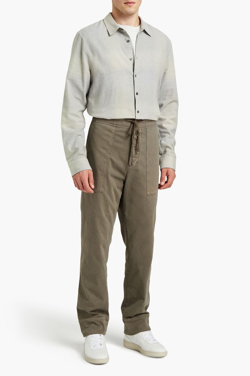 JAMES PERSE Cotton track pants