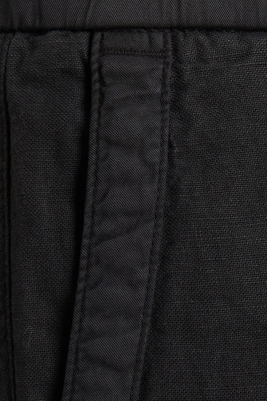 JAMES PERSE Slub linen and cotton-blend canvas shorts